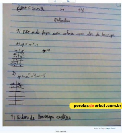 Pérolas do orkut